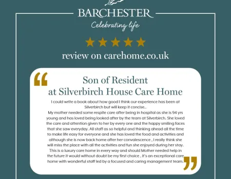 What people say about life at Silverbirch House