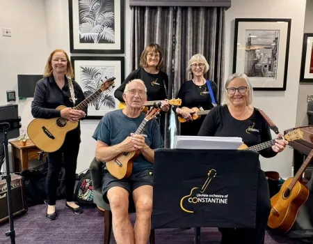 Fundraising with Ukulele Orchestra