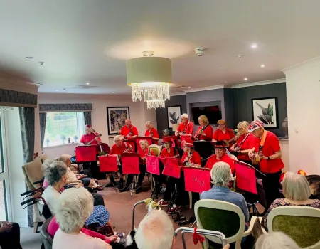 Uplifting and talented Ukulele Band