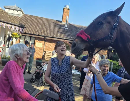 Horse visit 