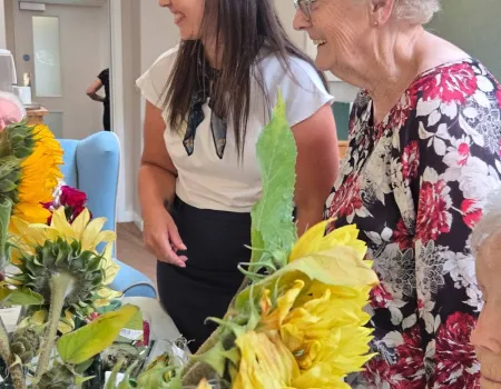 Fun Flower arranging