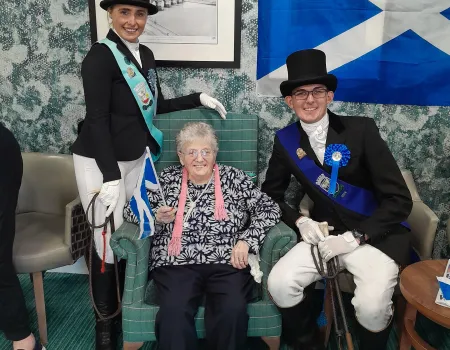 Queen of the South and Cornets party visit
