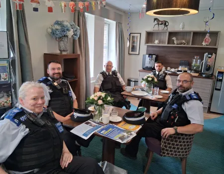 Coffee with a Copper Comes to Magnolia Court