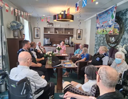Coffee with a Copper Comes to Magnolia Court