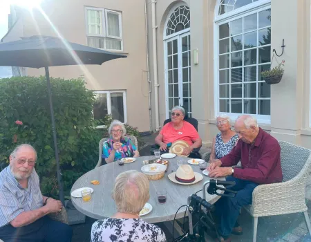 A Summer Evening in the Garden