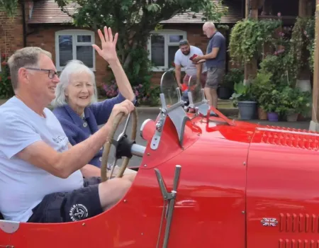 Residents wish comes true at the Classic Car Coffee Morning