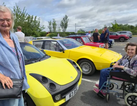Residents wish comes true at the Classic Car Coffee Morning