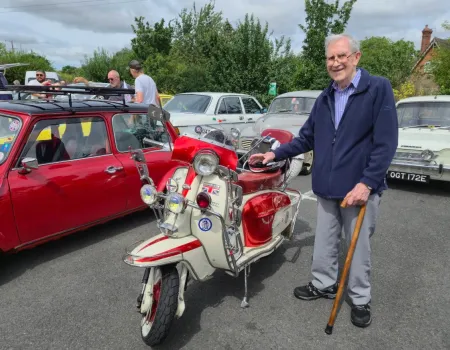 Residents wish comes true at the Classic Car Coffee Morning
