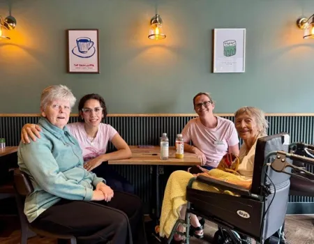 Residents Enjoy a Sunny Walk and Café Visit