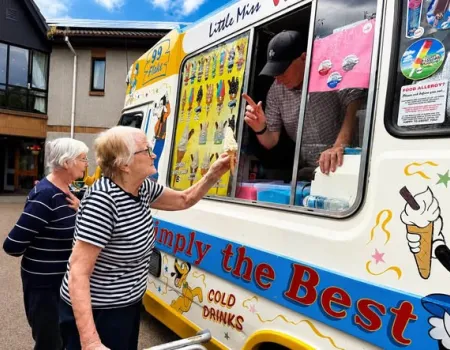 Ice cream smiles at Fairview