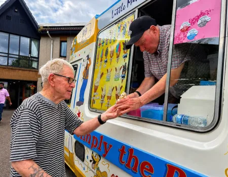 Ice cream smiles at Fairview