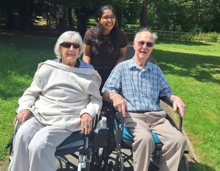 Residents Enjoy the Summer Sun Safely whilst Hydrating 