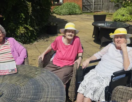 Gardening and Relaxing