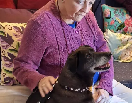 Therapy Dog Visit