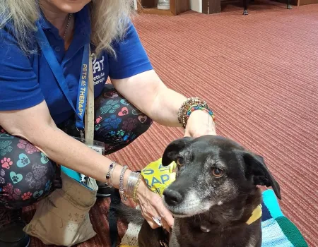 Therapy Dog Visit