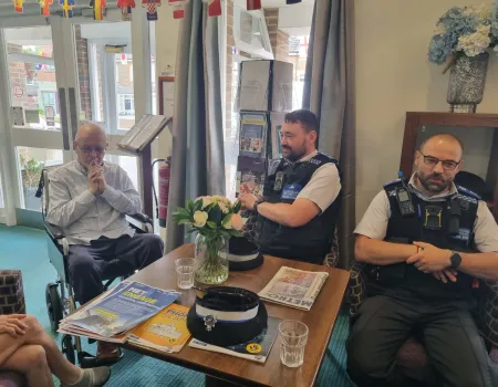 Coffee with a Copper Comes to Magnolia Court