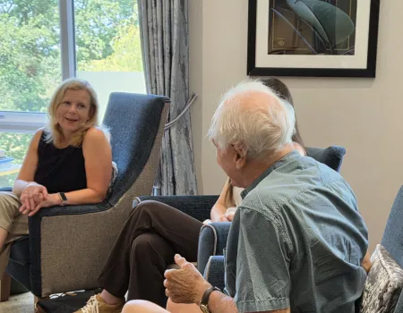 Local MP Visits Hazel lodge