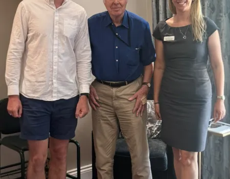 Local MP Visits Hazel lodge