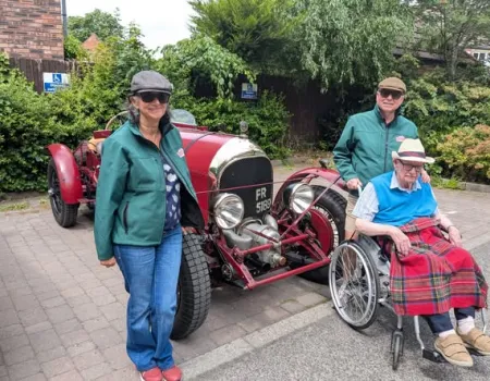 Vintage car visit 