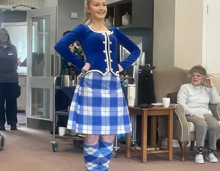 Our very own Military Tattoo Dancer 