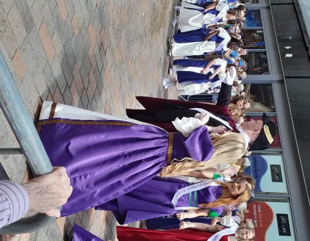 Queen of the South and Cornets party visit