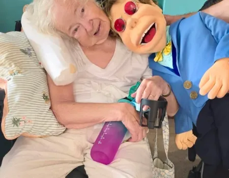 Amazing puppeteer Tony and his joyful characters