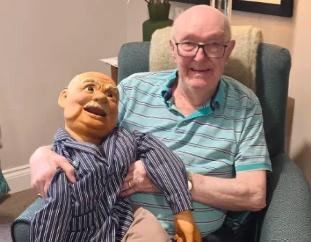 Amazing puppeteer Tony and his joyful characters