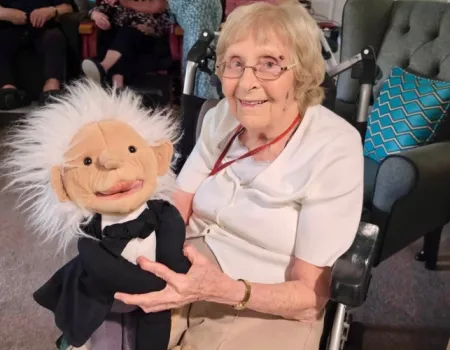 Amazing puppeteer Tony and his joyful characters