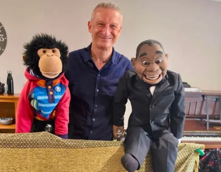 Amazing puppeteer Tony and his joyful characters