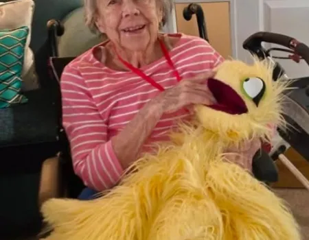 Amazing puppeteer Tony and his joyful characters