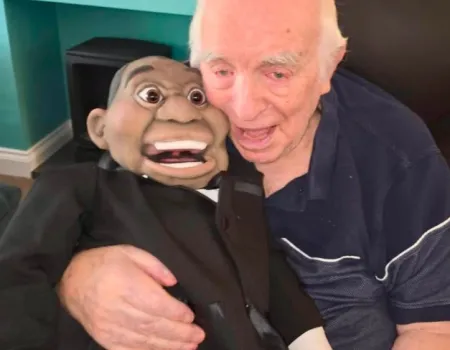 Amazing puppeteer Tony and his joyful characters