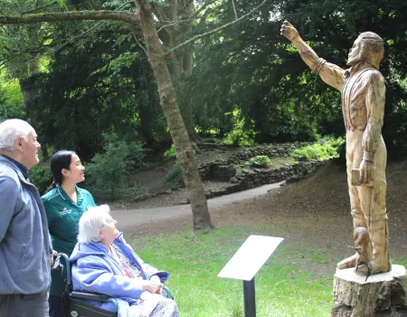 Minibus trip to Town Gardens 