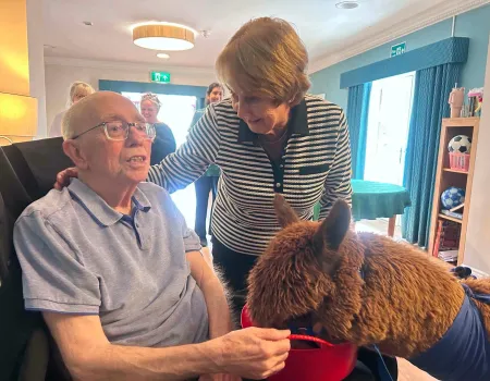 Special visitors at our Complex Care Home