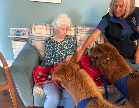 Special visitors at our Complex Care Home