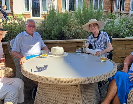 Residents Celebrate Summer at Lotus Manor with BBQ and Garden Games