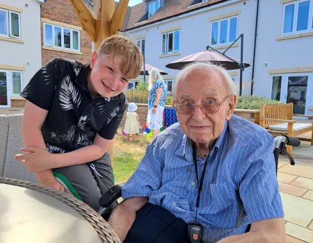 Residents Celebrate Summer at Lotus Manor with BBQ and Garden Games