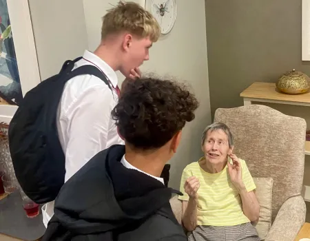 Intergenerational fun at Hall Park