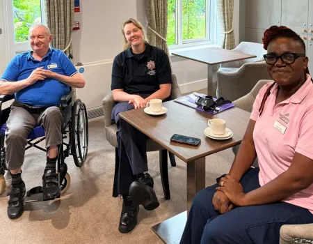 Fire Fighters Visit - Coffee Morning