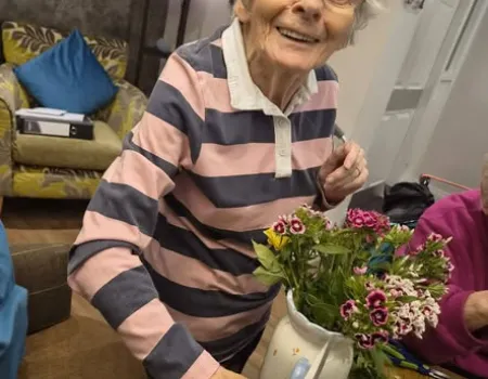 Flower arranging 