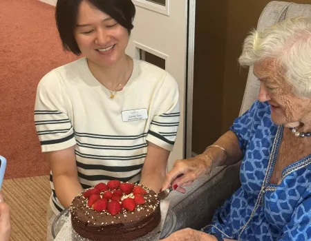 Lotus Manor Family Celebrate Jill's 80th Birthday!
