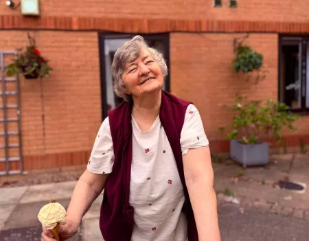 Ice cream day at Wood Grange