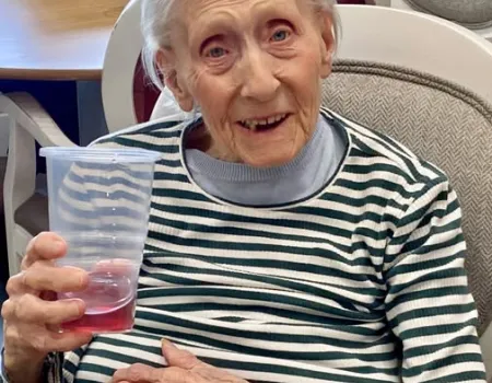 Our residents at Hall Park celebrated National Iced Tea Day!