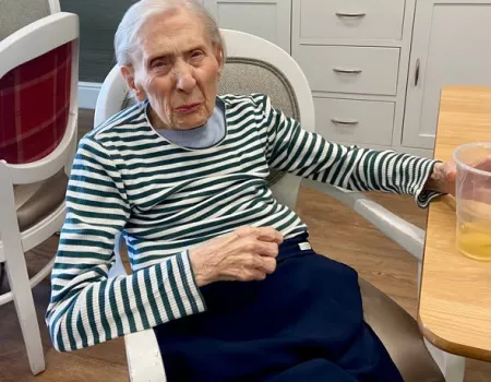 Our residents at Hall Park celebrated National Iced Tea Day!