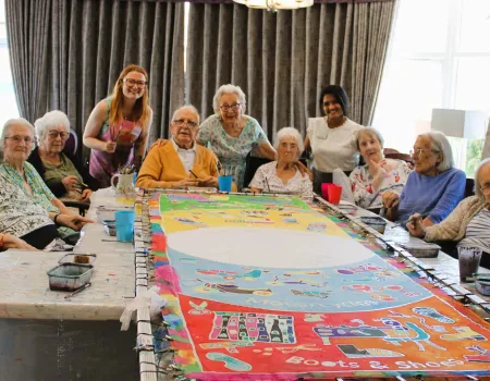 Kingswood flag project 
