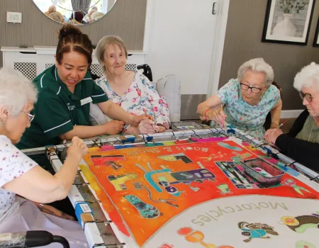Kingswood flag project 