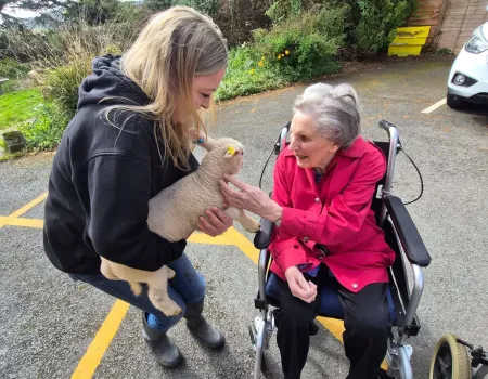 Special Little Visitors at Ross Court