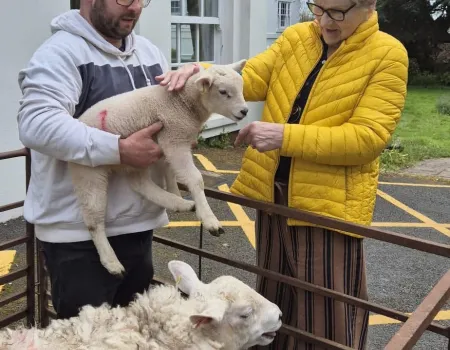 Special Little Visitors at Ross Court