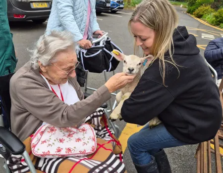 Special Little Visitors at Ross Court