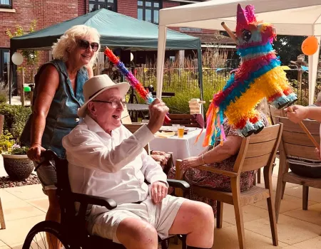 Celebrating Fifth Anniversary with Garden Party