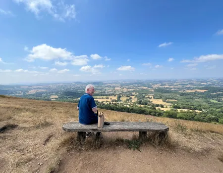 A trip up to the Beacon on Malvern Hills!